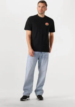 zwarte anerkjendt t-shirt akkikki go outside more ss tee