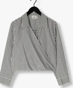 zwarte another label blouses elsie top l/s