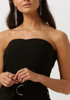 zwarte another label jumpsuit kiki jumpsuit