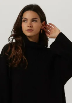 zwarte another label mini jurk myra knitted pull l/s