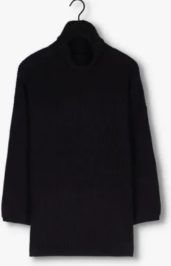 zwarte another label mini jurk myra knitted pull l/s