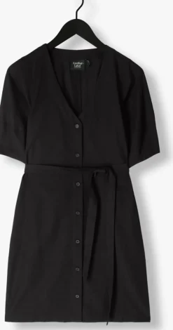 zwarte another label mini jurk liva dress s/s