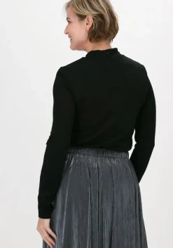 zwarte another label top waverly top