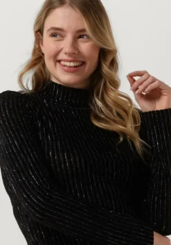 zwarte another label tops & t-shirts charlot velvet top l/s