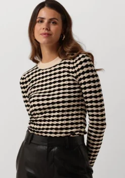 zwarte another label trui aster knitted pull