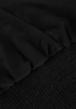 zwarte another label t-shirt linnea shiny top l/s