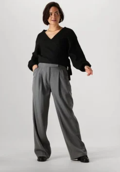 zwarte another label vest abby knitted cardigan