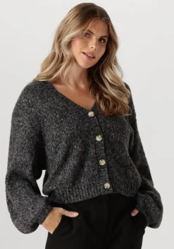 zwarte another label vest charlotte knitted cardigan