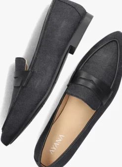 zwarte ayana loafers 4943