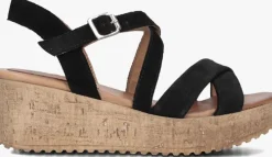 zwarte ayana sandalen met hak 722032