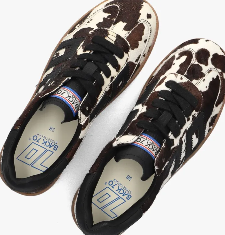 zwarte back70 lage sneakers cloud cow