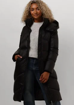 zwarte beaumont gewatteerde jas noel