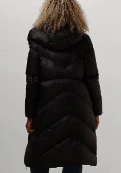 zwarte beaumont gewatteerde jas noel