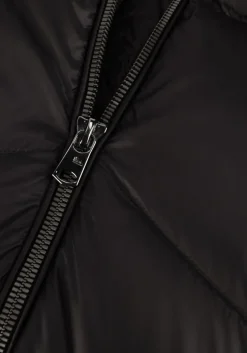 zwarte beaumont gewatteerde jas noel