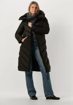 zwarte beaumont gewatteerde jas stelle