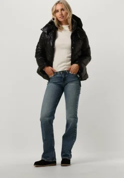 zwarte beaumont gewatteerde jas karlie