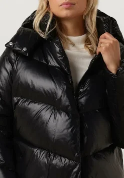 zwarte beaumont gewatteerde jas karlie