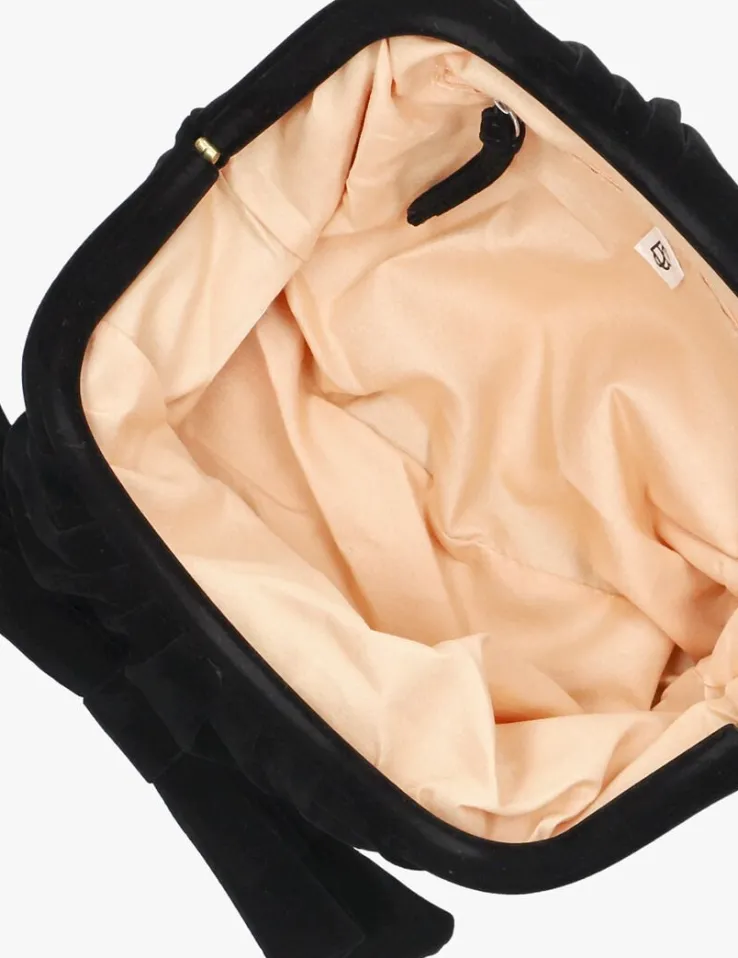 zwarte becksondergaard clutch velvet bonita bag