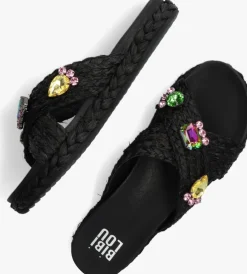 zwarte bibi lou slippers 889z70hg