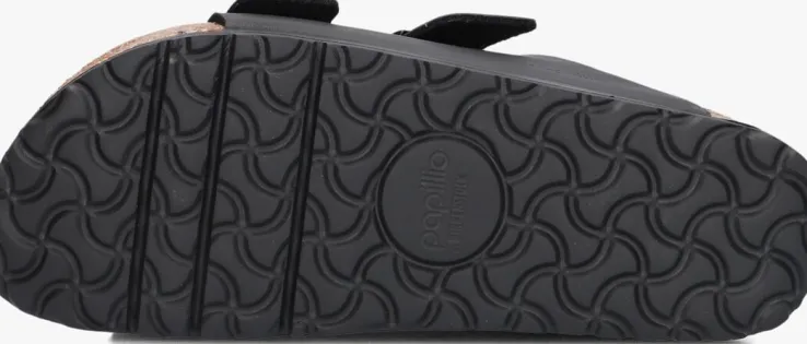 zwarte birkenstock slippers arizona platform dames