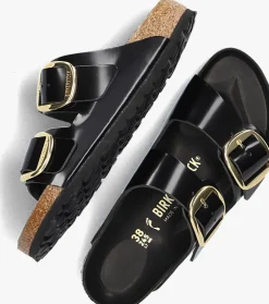 zwarte birkenstock slippers arizona dames