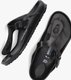 zwarte birkenstock teenslippers gizeh eva kids