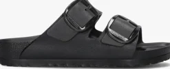 zwarte birkenstock teenslippers arizona big buckle eva eva