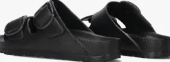 zwarte birkenstock teenslippers arizona big buckle eva eva