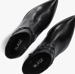 zwarte blasz enkellaarsjes l63203