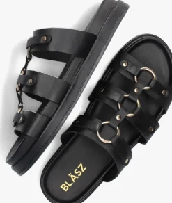 zwarte blasz slippers lpmag-42