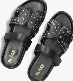 zwarte blasz slippers mag-74