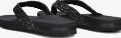 zwarte blasz teenslippers bella 2402