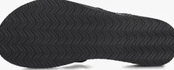 zwarte blasz teenslippers bella 2402