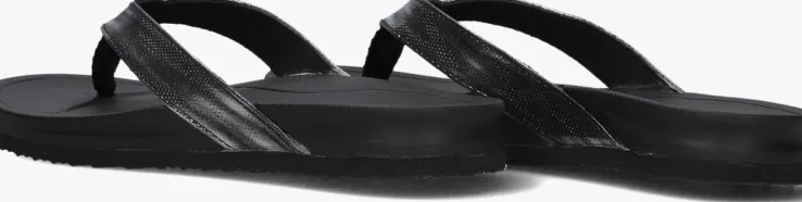 zwarte blasz teenslippers bella 2402