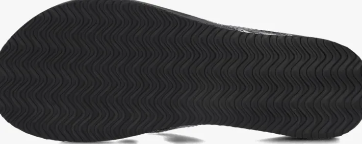 zwarte blasz teenslippers bella 2402