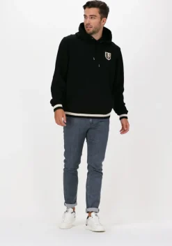 zwarte bls hafnia sweater new shield embroidered badge h