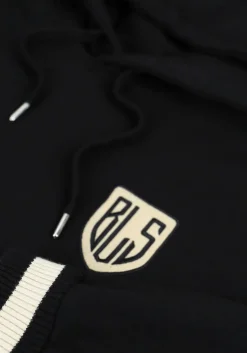 zwarte bls hafnia sweater new shield embroidered badge h