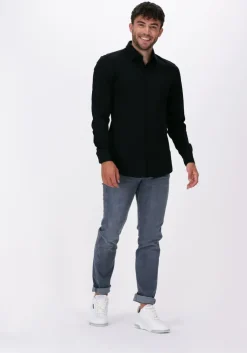 zwarte boss black klassiek overhemd p-hank-s-kent-c1-222