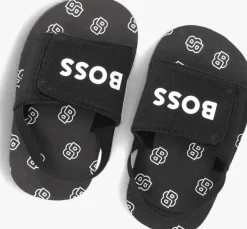 zwarte boss kids sandalen j52156