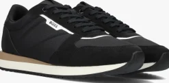 zwarte boss lage sneakers kai runn