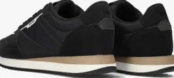 zwarte boss lage sneakers kai runn