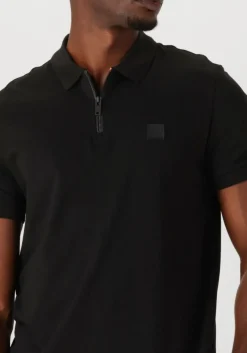zwarte boss orange polo passerzip