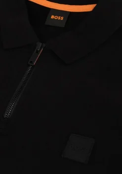 zwarte boss orange polo passerzip