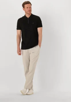 zwarte boss orange polo passerzip