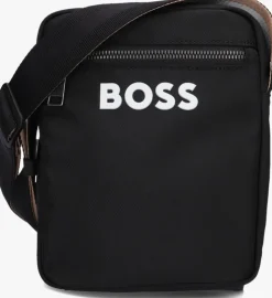 zwarte boss schoudertas catch 3.0 ns zip