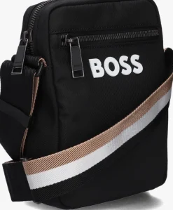 zwarte boss schoudertas catch 3.0 ns zip