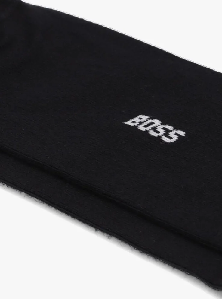 zwarte boss sokken 2p as uni stripe