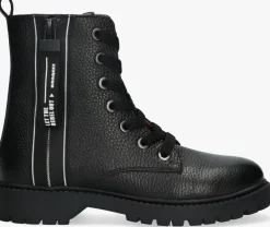 zwarte braqeez veterboots belle boot