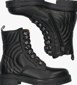 zwarte braqeez veterboots ginger gabri