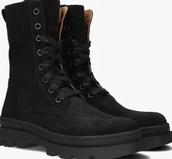 zwarte braqeez veterboots davina denver